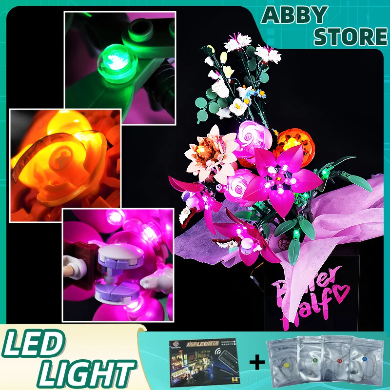 DIY LED Light Kit For LEGO 10342 Pretty Pink Flower Bouquet (Only LED Light,Without Blocks Model)
DIY LED Light Kit For LEGO 10342 Pretty Pink Flower Bouquet (Only LED Light,Without Blocks Model)