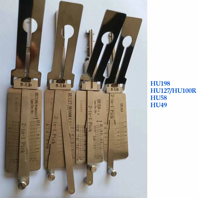 Tools for BMW (HU58 Twin Lifter) 2-in-1 Decoder By Lishi HU49 and Pick for Porsche for Volkswage for Audi HU198 for Ford 2017
Tools for BMW (HU58 Twin Lifter) 2-in-1 Decoder By Lishi HU49 and Pick for Porsche for Volkswage for Audi HU198 for Ford 2017