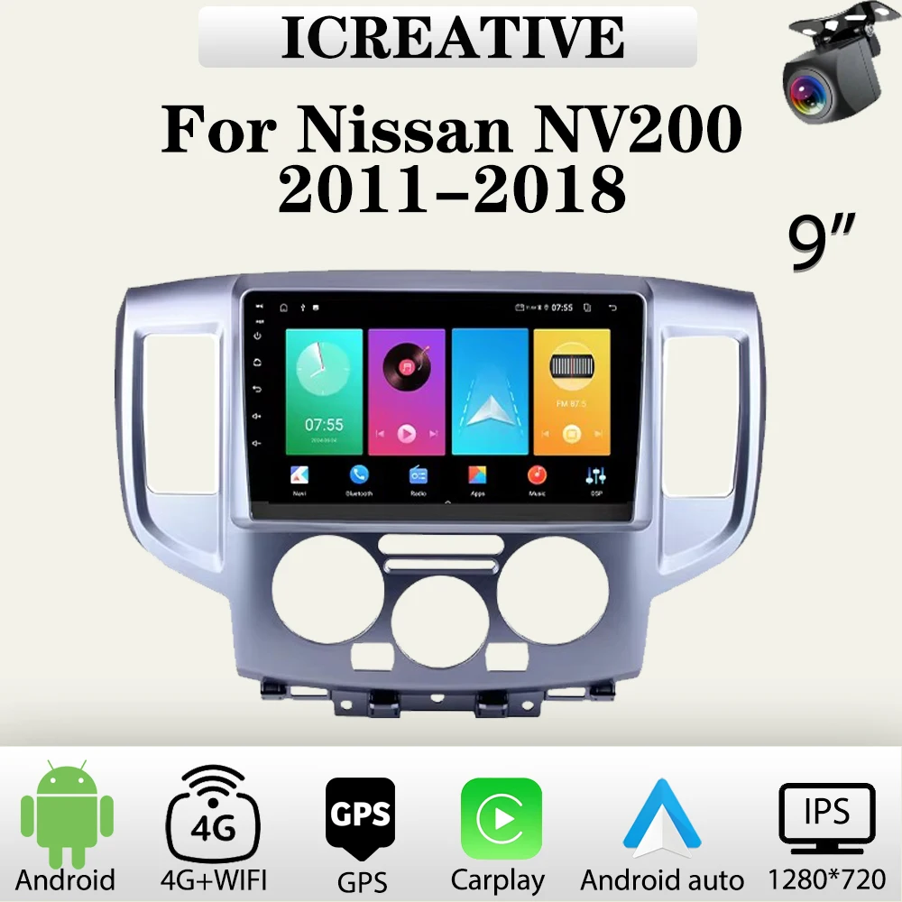 Car Radio Android for Nissan NV200 2011-2018 9'' Multimedia Carplay Player 2Din Car Stereo Autoradio Head Unit Navigation GPS
Car Radio Android for Nissan NV200 2011-2018 9'' Multimedia Carplay Player 2Din Car Stereo Autoradio Head Unit Navigation GPS