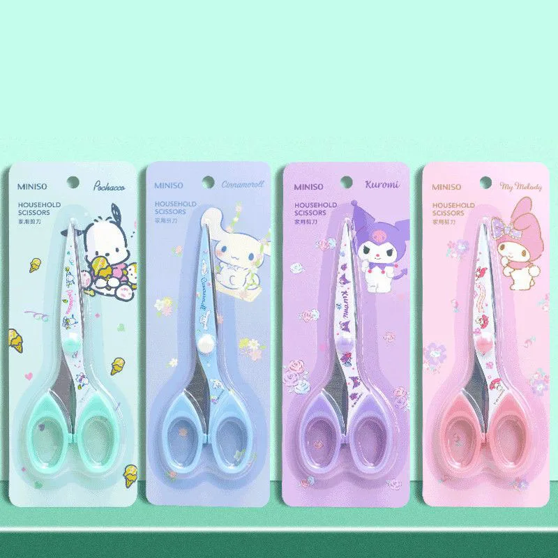 Hello Kitty Stainless Steel Scissors Sanrio Student Set -Cute Craft &fabric Crop Tool Cutting Tools with Kuromi Cinnamoroll Toys
Hello Kitty Stainless Steel Scissors Sanrio Student Set -Cute Craft &fabric Crop Tool Cutting Tools with Kuromi Cinnamoroll Toys