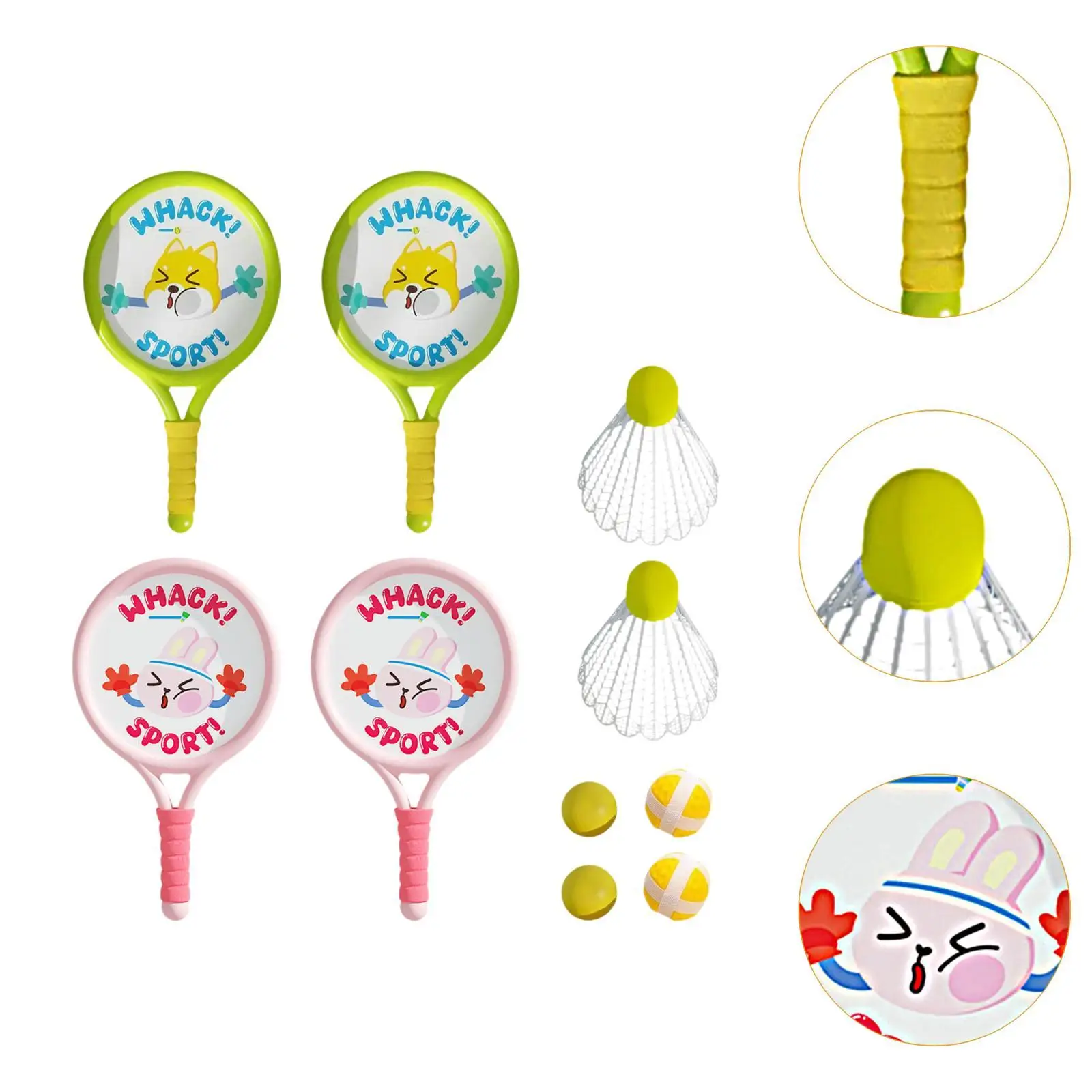 4x Badminton Racket for Children Badminton Racquet with Ball and Shuttlecock Lightweight Badminton Shuttlecocks for Backyard
4x Badminton Racket for Children Badminton Racquet with Ball and Shuttlecock Lightweight Badminton Shuttlecocks for Backyard