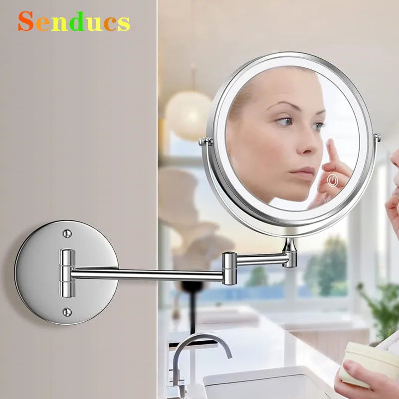 10X Magnifying Led Folding Bathroom Mirrors Walll Mounted Double Face Led Bathroom Makeup Mirror Accessories Led Bathroom Mirror
10X Magnifying Led Folding Bathroom Mirrors Walll Mounted Double Face Led Bathroom Makeup Mirror Accessories Led Bathroom Mirror
