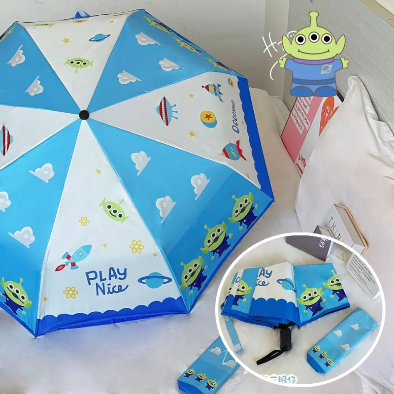 Disney Alien Umbrella Fashion Portable Folding Automatic Umbrellas Cartoon Outdoor Travel Windproof Rainproof Sunshade Parasol
Disney Alien Umbrella Fashion Portable Folding Automatic Umbrellas Cartoon Outdoor Travel Windproof Rainproof Sunshade Parasol