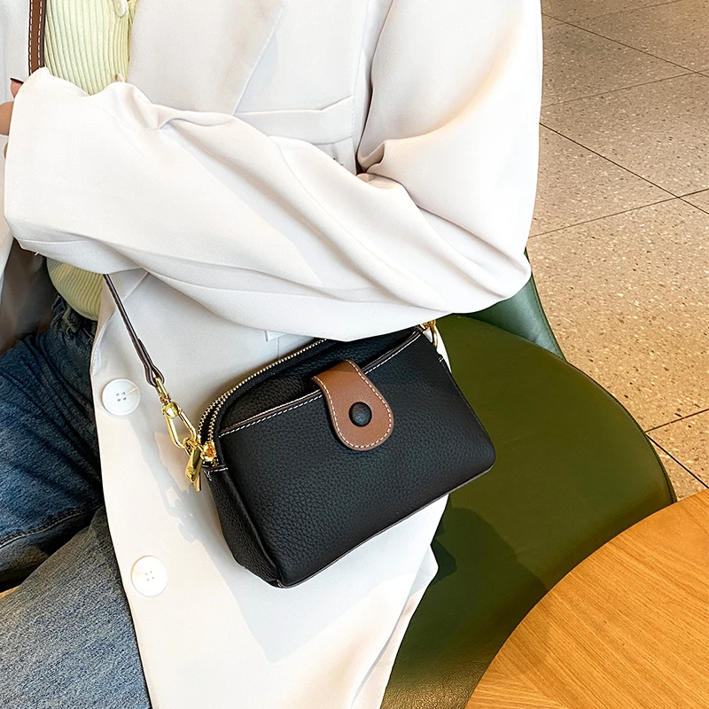 Women's Cowhide Genuine Leather Bag Female Fashion Designer Luxury Handbag Ladies Small Square bag Retro Crossbody Shoulder Bags
Women's Cowhide Genuine Leather Bag Female Fashion Designer Luxury Handbag Ladies Small Square bag Retro Crossbody Shoulder Bags