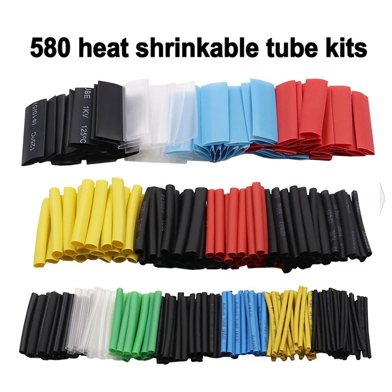 750/580Pcs Heat Shrink wrapped Shrinking Insulation Sleeving Thermal Casing Motorcycle Car Electrical Cable Shrink Tube Tube Kit
750/580Pcs Heat Shrink wrapped Shrinking Insulation Sleeving Thermal Casing Motorcycle Car Electrical Cable Shrink Tube Tube Kit