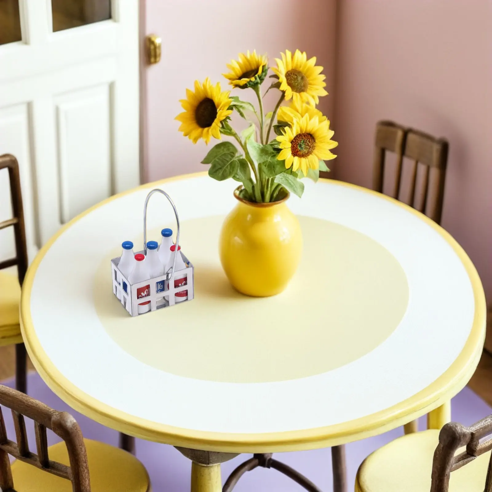 1Set Miniature Milk Bottle Basket Small Storage Basket Mini House Decor Creative Display Collection Accessories
1Set Miniature Milk Bottle Basket Small Storage Basket Mini House Decor Creative Display Collection Accessories
