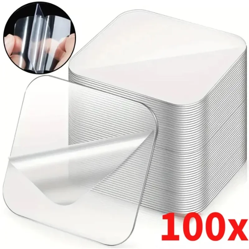 100/1PCS Transparent Double Sided Adhesive Tape Reusable Ultra-Strong PVC Wall Stickers Waterproof Household Products Adhesives
100/1PCS Transparent Double Sided Adhesive Tape Reusable Ultra-Strong PVC Wall Stickers Waterproof Household Products Adhesives