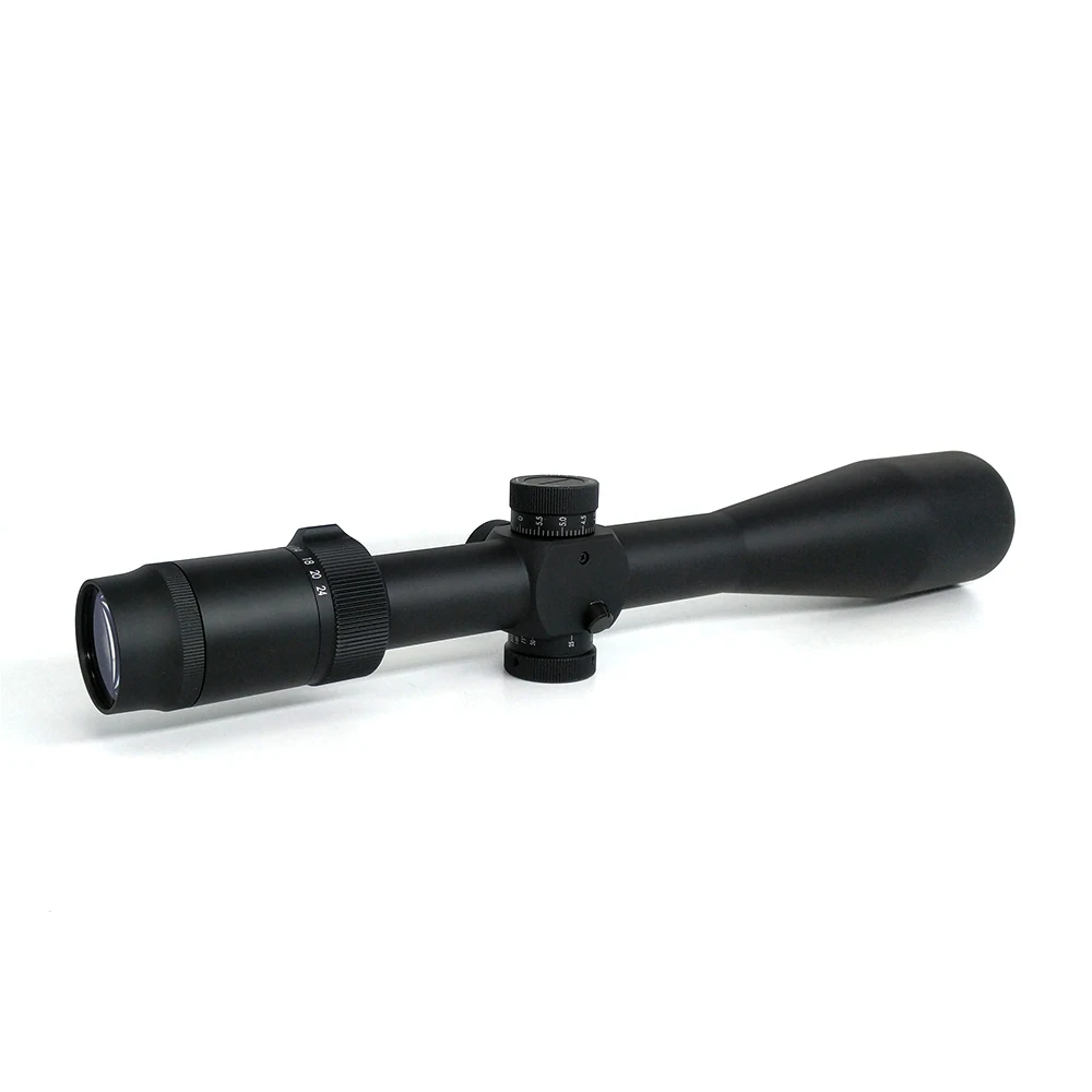 6-24x50 FFP Tactical Riflescope with Zero Stop Ideal for Hunting Shooting Spotting Air Gun and Airsoft Applications
6-24x50 FFP Tactical Riflescope with Zero Stop Ideal for Hunting Shooting Spotting Air Gun and Airsoft Applications