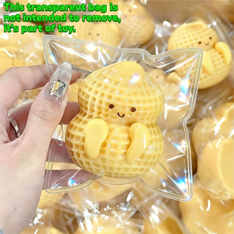 Cute peanut shape decompression toy, Children's Day gift, classroom reward, party gift, office toy, desk decoration, decompression toy at work, perfect children's birthday gift, suitable for any festival in the world
Cute peanut shape decompression toy, Children's Day gift, classroom reward, party gift, office toy, desk decoration, decompression toy at work, perfect children's birthday gift, suitable for any festival in the world