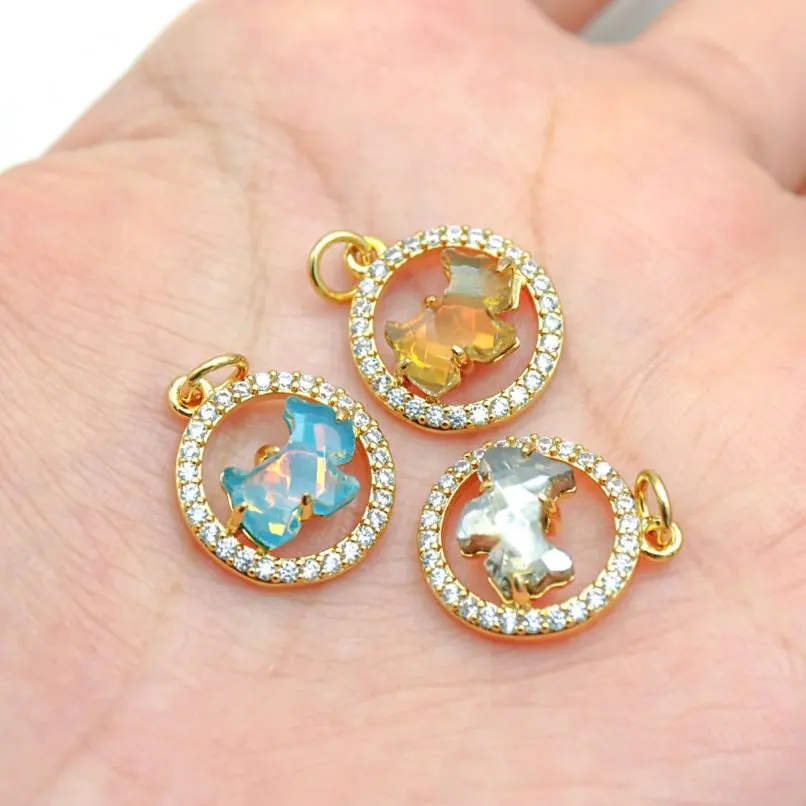 1Pcs Pendant Copper Charms Cubic Zirconia Map Circle Round Coin Shape Gold Color Invisible Setting Jewelry
1Pcs Pendant Copper Charms Cubic Zirconia Map Circle Round Coin Shape Gold Color Invisible Setting Jewelry