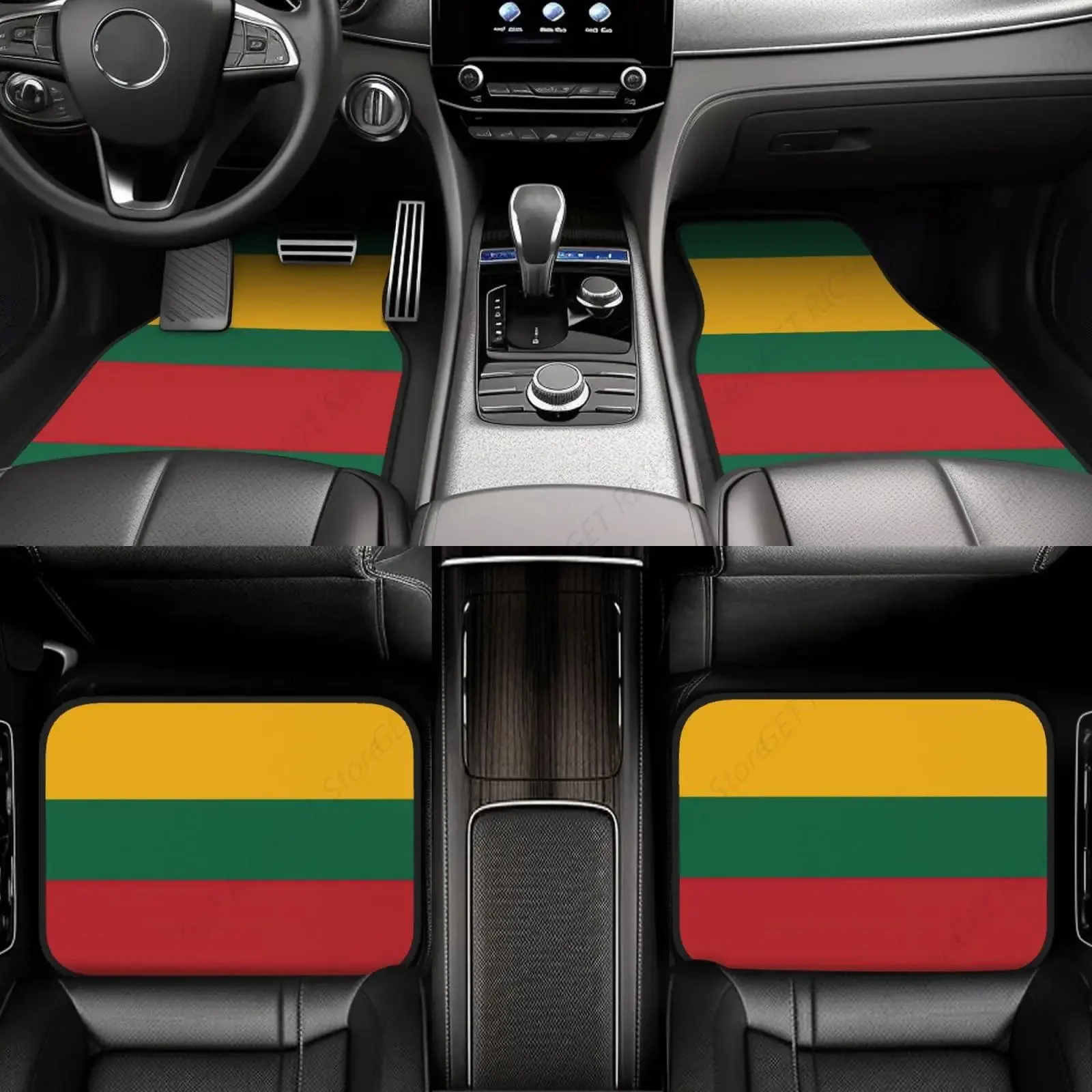 Flag Of Lithuania Car Foot Mat Full Set Of 4 Pieces Elevate Your Car'S Style And Comfort With Cute Car Accessories Car Rug
Flag Of Lithuania Car Foot Mat Full Set Of 4 Pieces Elevate Your Car'S Style And Comfort With Cute Car Accessories Car Rug