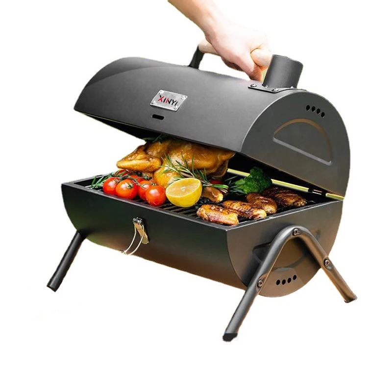 Easy Carry Stainless Steel Portable Camping Barrel BBQ Grill with Double Cooking Area
Easy Carry Stainless Steel Portable Camping Barrel BBQ Grill with Double Cooking Area
