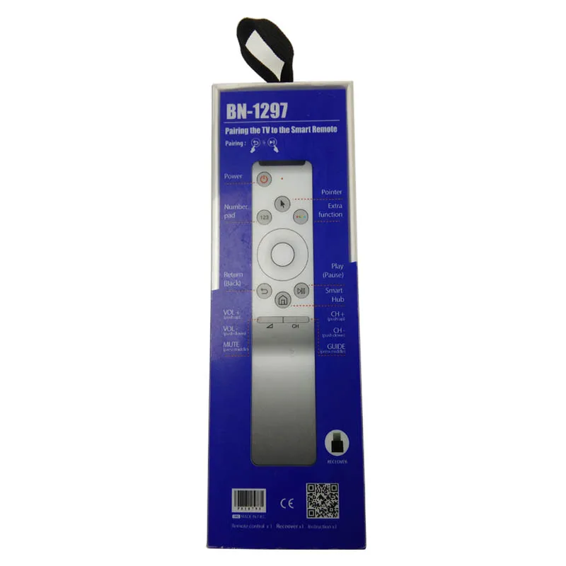 BN-1297 Remote Controller for Samsung BN59-01266A 01260A 01241A 01292A SMART TV UA65LS UA55LS UA43LS with Gyro USB Receiver
BN-1297 Remote Controller for Samsung BN59-01266A 01260A 01241A 01292A SMART TV UA65LS UA55LS UA43LS with Gyro USB Receiver