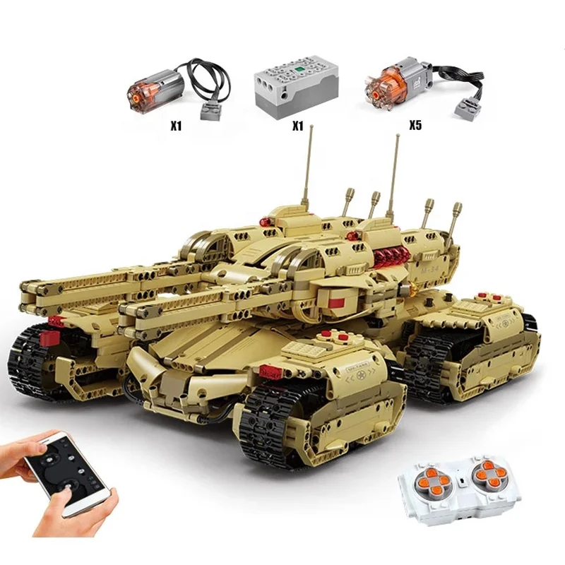 MOULD KING 20011 Technical 3296+pcs Building Toys MOC Motorized Mammoths Tank Model Assembly Brick Blocks RC Toys For Kids Gifts
MOULD KING 20011 Technical 3296+pcs Building Toys MOC Motorized Mammoths Tank Model Assembly Brick Blocks RC Toys For Kids Gifts