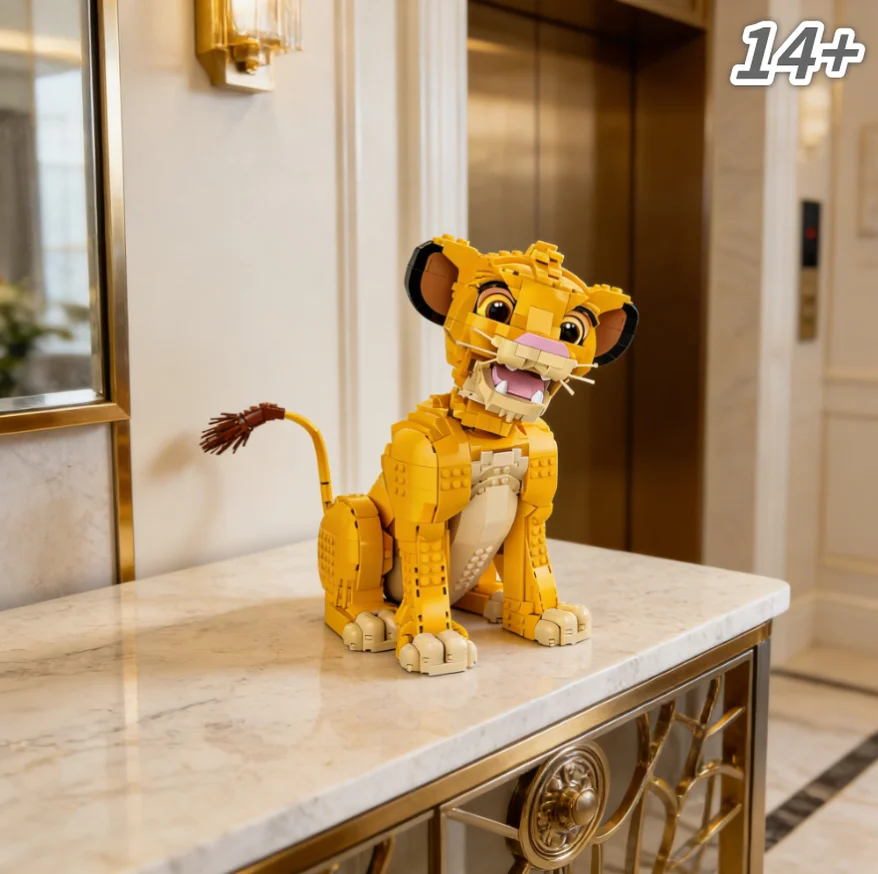 Top Seller 1445Pcs 43247 The Lion King Simba Assembly Bricks Vivid Animal Statue High-end Small Gift
Top Seller 1445Pcs 43247 The Lion King Simba Assembly Bricks Vivid Animal Statue High-end Small Gift