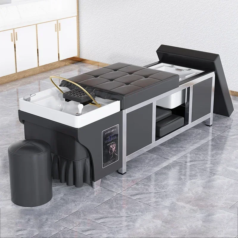 Foot Basin Hair Washing Bed Comfort Massage Head Spa Shampoo Chair Salon Luxury Behandelstoel Salon Equipment
Foot Basin Hair Washing Bed Comfort Massage Head Spa Shampoo Chair Salon Luxury Behandelstoel Salon Equipment