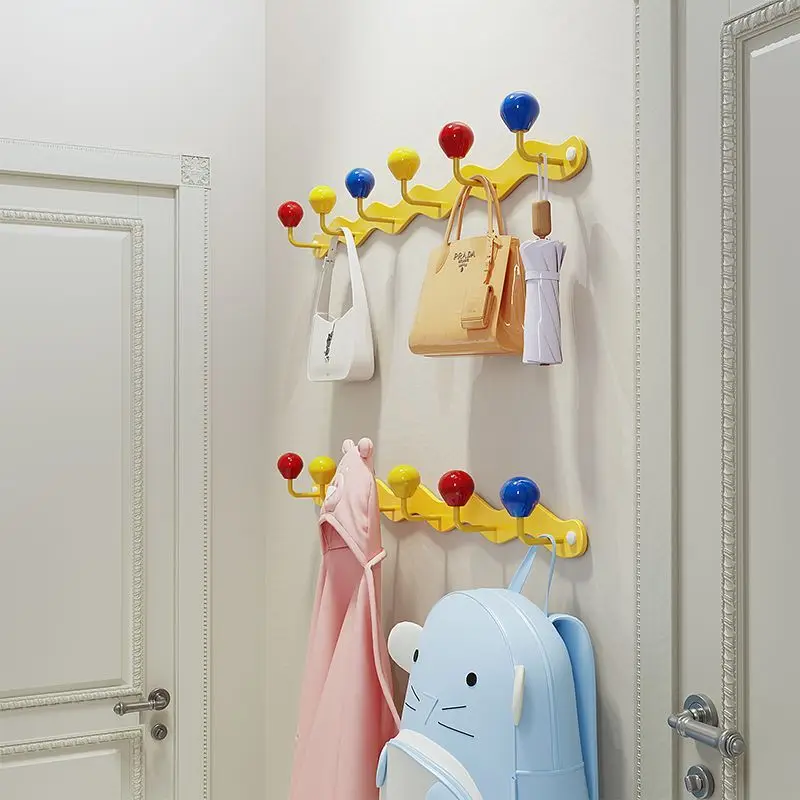 Korean Style Clothes Hooks Hangers Entrance Hanging Multi-functional Metal Hooks Rack Bedroom Wall Mounted Doors Storage Holders
Korean Style Clothes Hooks Hangers Entrance Hanging Multi-functional Metal Hooks Rack Bedroom Wall Mounted Doors Storage Holders