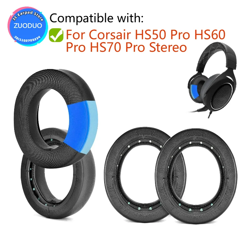 Replacement Earpads For Corsair HS50 Pro HS60 Pro HS70 Pro Stereo Ear Cushion Headphone Ear Pad
Replacement Earpads For Corsair HS50 Pro HS60 Pro HS70 Pro Stereo Ear Cushion Headphone Ear Pad