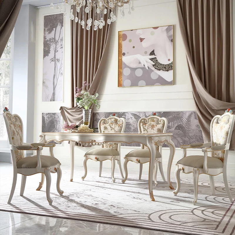 !@Heavy Duty Dining Furniture Luxury Royal Solid Wood Dinning Table Sets White MDF Top Wooden Dinning Table Set
!@Heavy Duty Dining Furniture Luxury Royal Solid Wood Dinning Table Sets White MDF Top Wooden Dinning Table Set