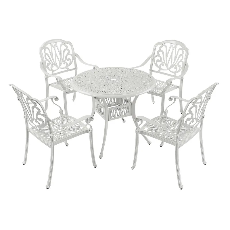 Simple modern outdoor tables and chairs cast aluminum balcony tables and chairs villa courtyard tables and chairs milk tea shop
Simple modern outdoor tables and chairs cast aluminum balcony tables and chairs villa courtyard tables and chairs milk tea shop