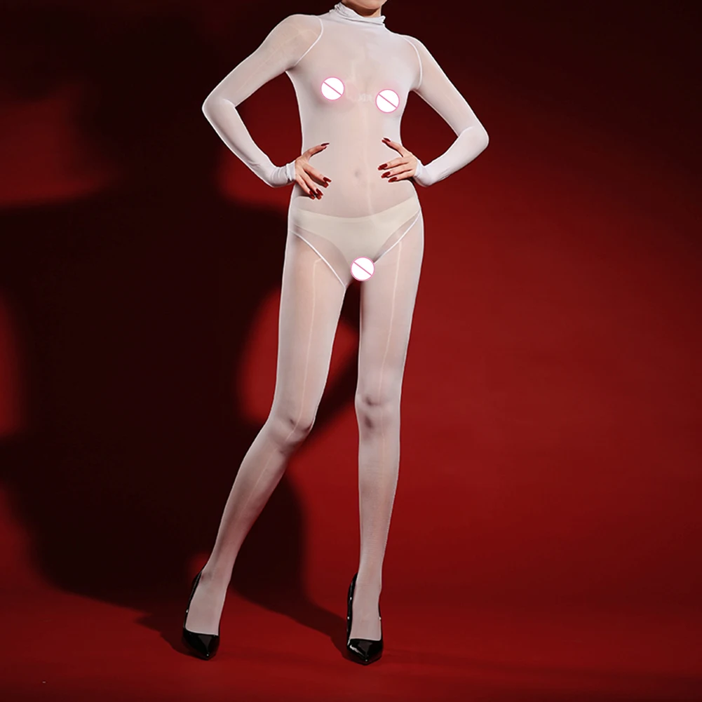 Women's Seamless Stockings Sexy Bodysuit Glossy Tights Transparent Lingerie Female Elastic Underwear Ultra-Thin Jumpsuit
Women's Seamless Stockings Sexy Bodysuit Glossy Tights Transparent Lingerie Female Elastic Underwear Ultra-Thin Jumpsuit