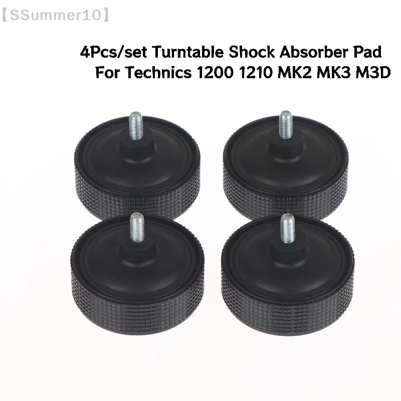 【SSummer10】4Pcs Turntable Shock Absorber Damping Foot Pad - For Technics SL-1200 Audio CD HiFi LP Vinyl Record Player【SS】
【SSummer10】4Pcs Turntable Shock Absorber Damping Foot Pad - For Technics SL-1200 Audio CD HiFi LP Vinyl Record Player【SS】