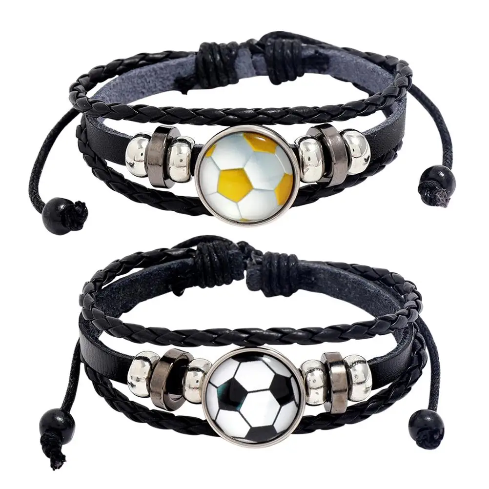 2Pcs Football Bracelets Beaded Wristb s for Fans Minimalist Charm Jewelry Gift Matching Clothes Perfect Details
2Pcs Football Bracelets Beaded Wristb s for Fans Minimalist Charm Jewelry Gift Matching Clothes Perfect Details