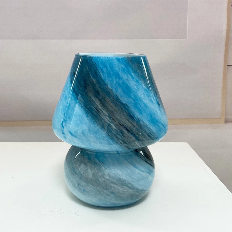 Korea Ins Style Striped Mushroom Table Lamp Striped Glass Lamp Study Bedside Living Room Bedroom Decor Night Stand Light Fixture
Korea Ins Style Striped Mushroom Table Lamp Striped Glass Lamp Study Bedside Living Room Bedroom Decor Night Stand Light Fixture