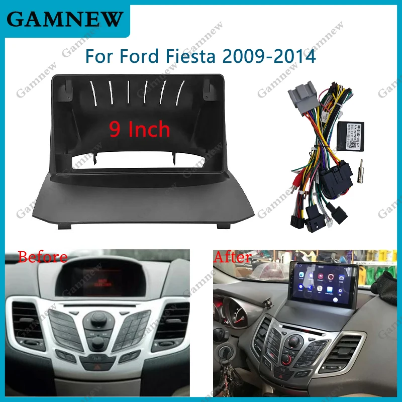 9 Inch Car Radio Fascia Frame Canbus Box 2DIN Install Panel Dashboard For Ford FIESTA 2009-2014
9 Inch Car Radio Fascia Frame Canbus Box 2DIN Install Panel Dashboard For Ford FIESTA 2009-2014