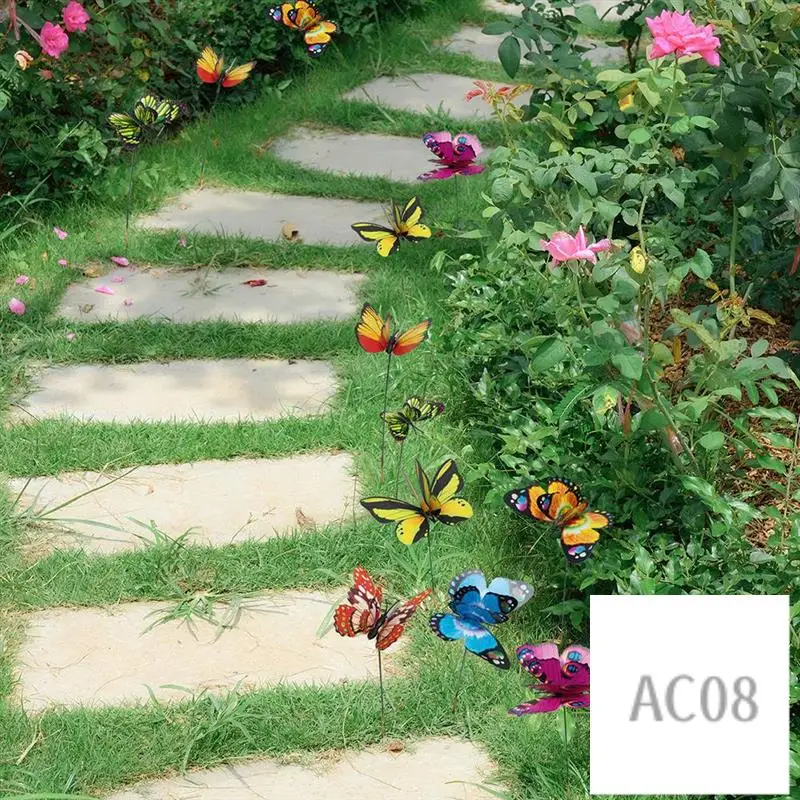 Colorful Butterflies, Outdoor Decoration. Yard Plants Lawn Flower Pot Butterfly Decoration Easy Install Easy To Use-AC08
Colorful Butterflies, Outdoor Decoration. Yard Plants Lawn Flower Pot Butterfly Decoration Easy Install Easy To Use-AC08