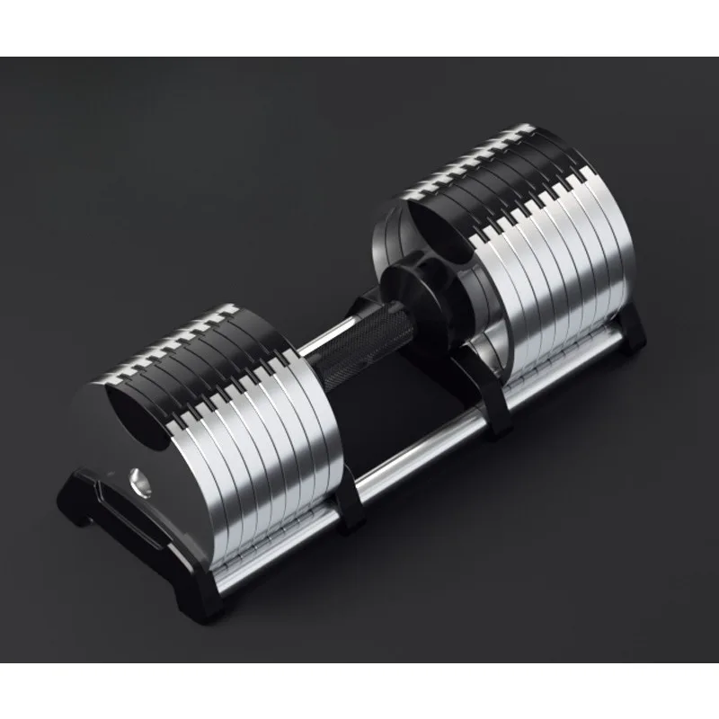 Two 16kg/20kg/24kg Chrome-plated Dumbbells with Rotating Handles, Complete with A Dumbbell Rack
Two 16kg/20kg/24kg Chrome-plated Dumbbells with Rotating Handles, Complete with A Dumbbell Rack