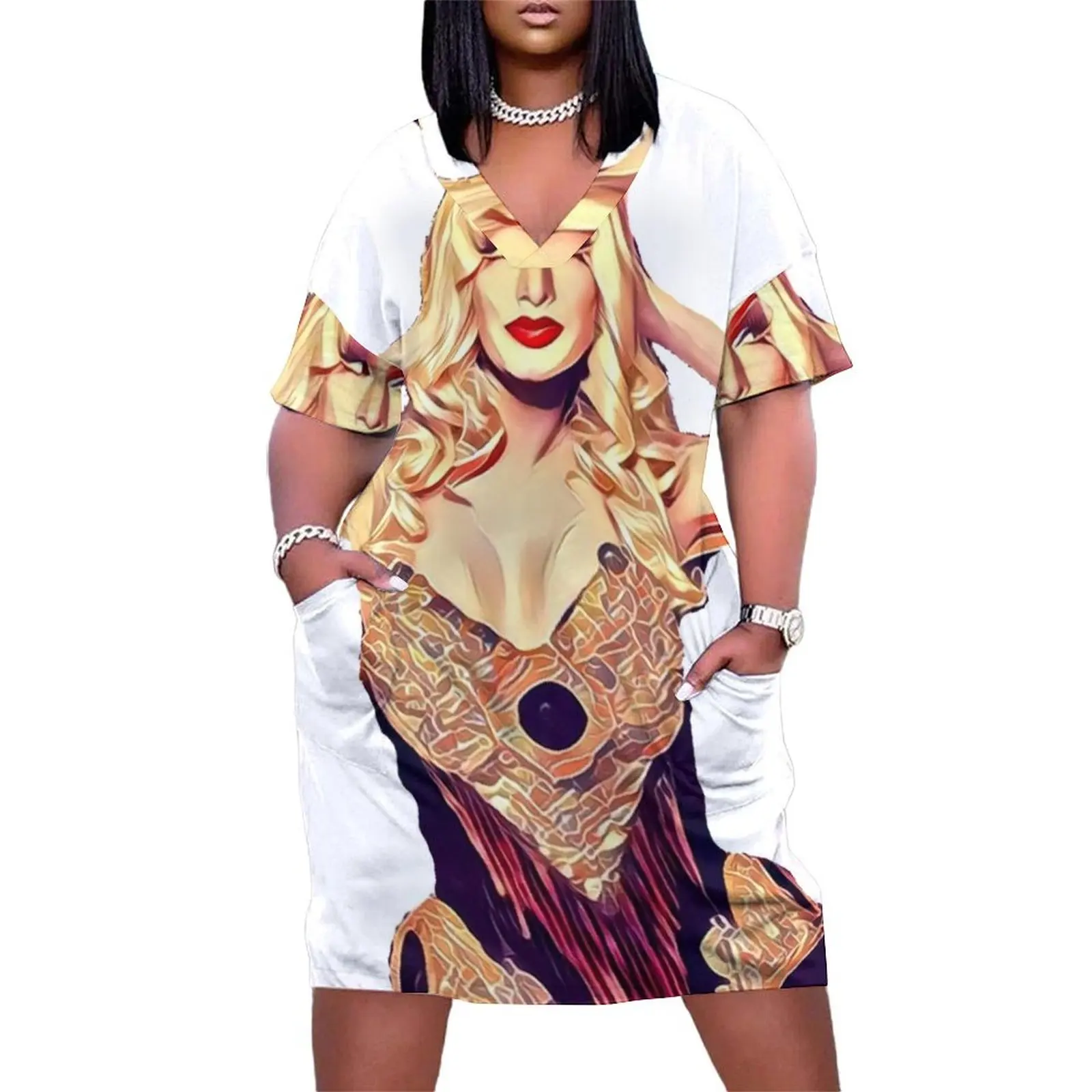 Queen Jinkx Monsoon Loose Pocket Dress Dresses for wedding party beach dresses Women's summer dress
Queen Jinkx Monsoon Loose Pocket Dress Dresses for wedding party beach dresses Women's summer dress