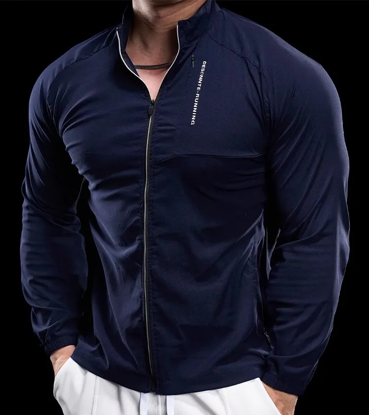 Autumn Men Outdoor quick-dry Jacket Gym Sport Running Training Fitness bodybuilding Sportswear waterproof Zipper pocket Jacket
Autumn Men Outdoor quick-dry Jacket Gym Sport Running Training Fitness bodybuilding Sportswear waterproof Zipper pocket Jacket