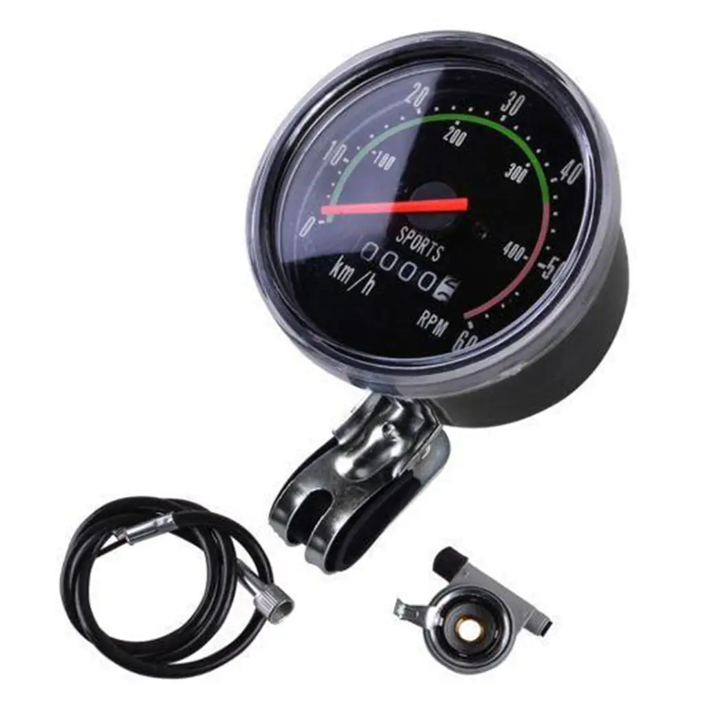 Old School Style Bicycle Speedometer Crystal Acrylic Odometer Large Display Bike Computer for Road and Folding Bikes
Old School Style Bicycle Speedometer Crystal Acrylic Odometer Large Display Bike Computer for Road and Folding Bikes