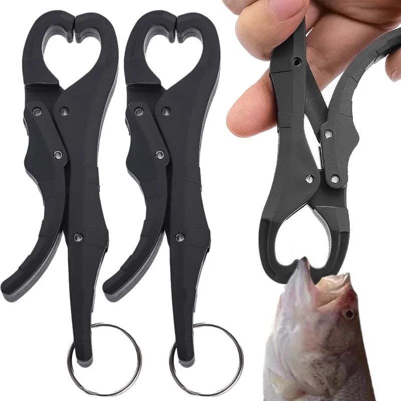 2/1pcs Fish Lip Gripper Grip Bass Trout ABS Fishing Pliers Gear Floating Pesca Controller Fishing Tool Tackle Plastic Black
2/1pcs Fish Lip Gripper Grip Bass Trout ABS Fishing Pliers Gear Floating Pesca Controller Fishing Tool Tackle Plastic Black