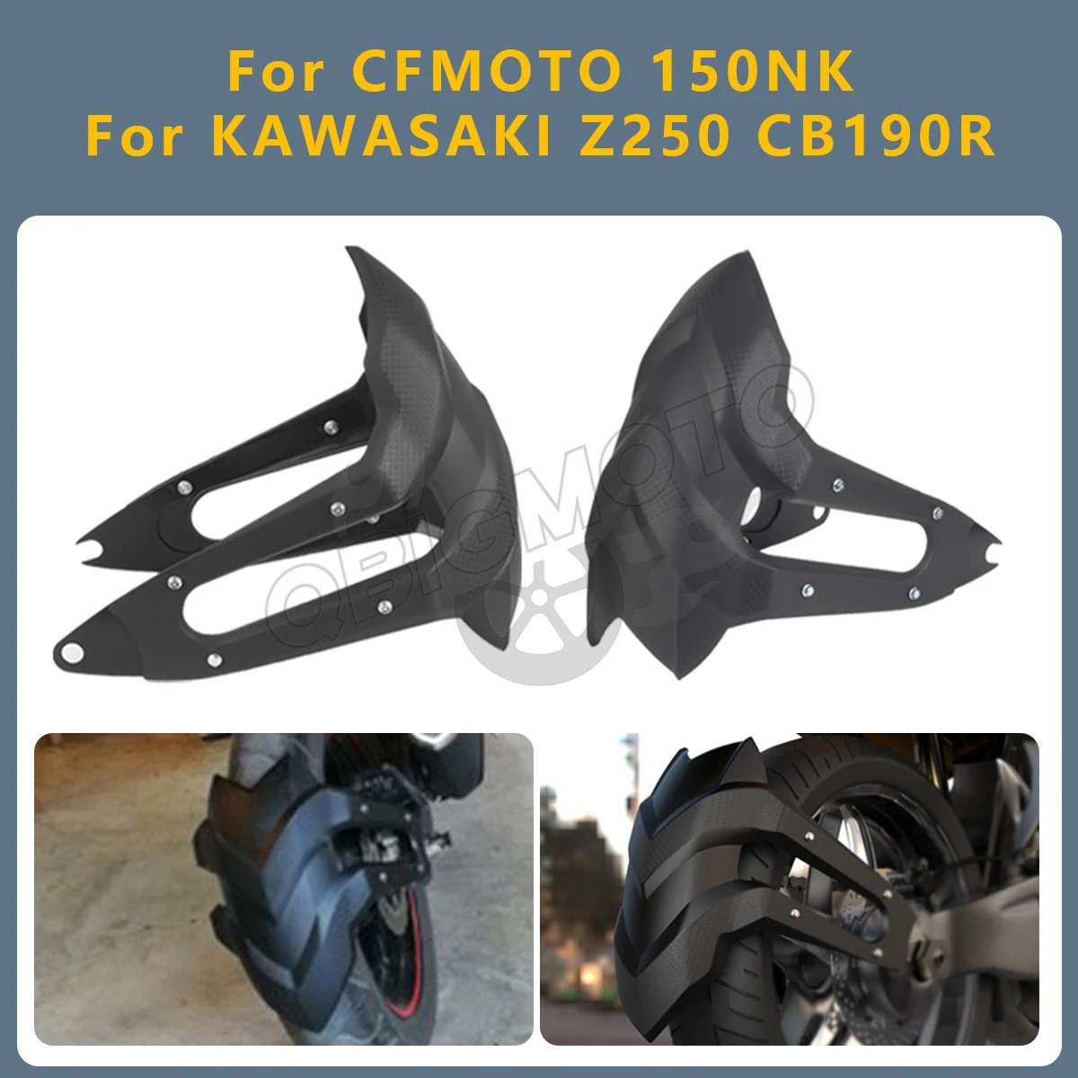 Universal Motorcycle Rear Fender Wheel Cover For CFMOTO 150NK KAWASAKI Z250 CB190R Mudguard Bracket Fender Splash Guard Mud
Universal Motorcycle Rear Fender Wheel Cover For CFMOTO 150NK KAWASAKI Z250 CB190R Mudguard Bracket Fender Splash Guard Mud