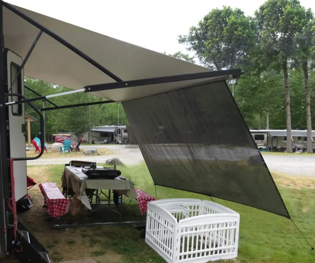 RV Awning Sun Shade Screen 10' X 18' 3'' (Fit for 19' Awning)- Mesh Sunshade Block RV Awning Front Sun Galary Motorhome
RV Awning Sun Shade Screen 10' X 18' 3'' (Fit for 19' Awning)- Mesh Sunshade Block RV Awning Front Sun Galary Motorhome