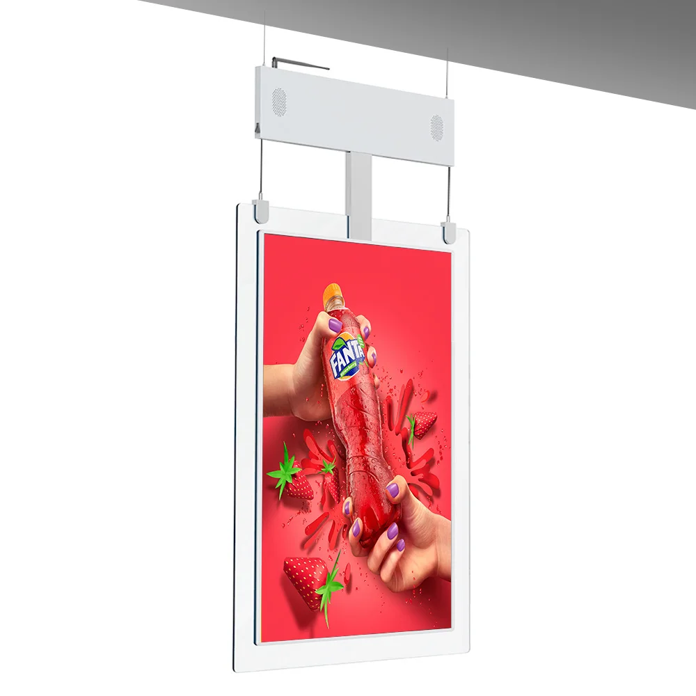 Window Display Double Sided Ceiling 43 49 55 Inch Floor Standing Digital Signage Displays Screen For Advertising Factory Price
Window Display Double Sided Ceiling 43 49 55 Inch Floor Standing Digital Signage Displays Screen For Advertising Factory Price