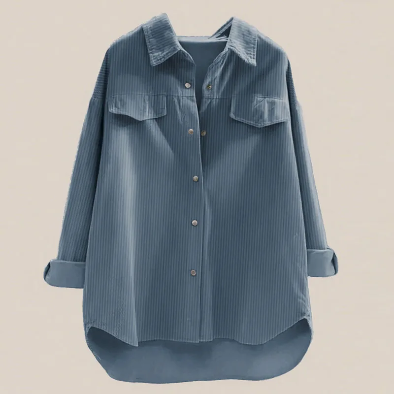 Women Shirt Blouse New Long Sleeve Turn Down Collar Corduroy Shirt Blouse Women Tops Blouses Shirts Blusas Para Mujer 2026 Q875
Women Shirt Blouse New Long Sleeve Turn Down Collar Corduroy Shirt Blouse Women Tops Blouses Shirts Blusas Para Mujer 2026 Q875