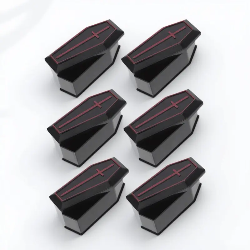 6Pcs Realistic Plastic Mini Coffin Box with Lid for Halloween Decor Party Favors Haunted House Prop Spooky Tabletop Ornament
6Pcs Realistic Plastic Mini Coffin Box with Lid for Halloween Decor Party Favors Haunted House Prop Spooky Tabletop Ornament
