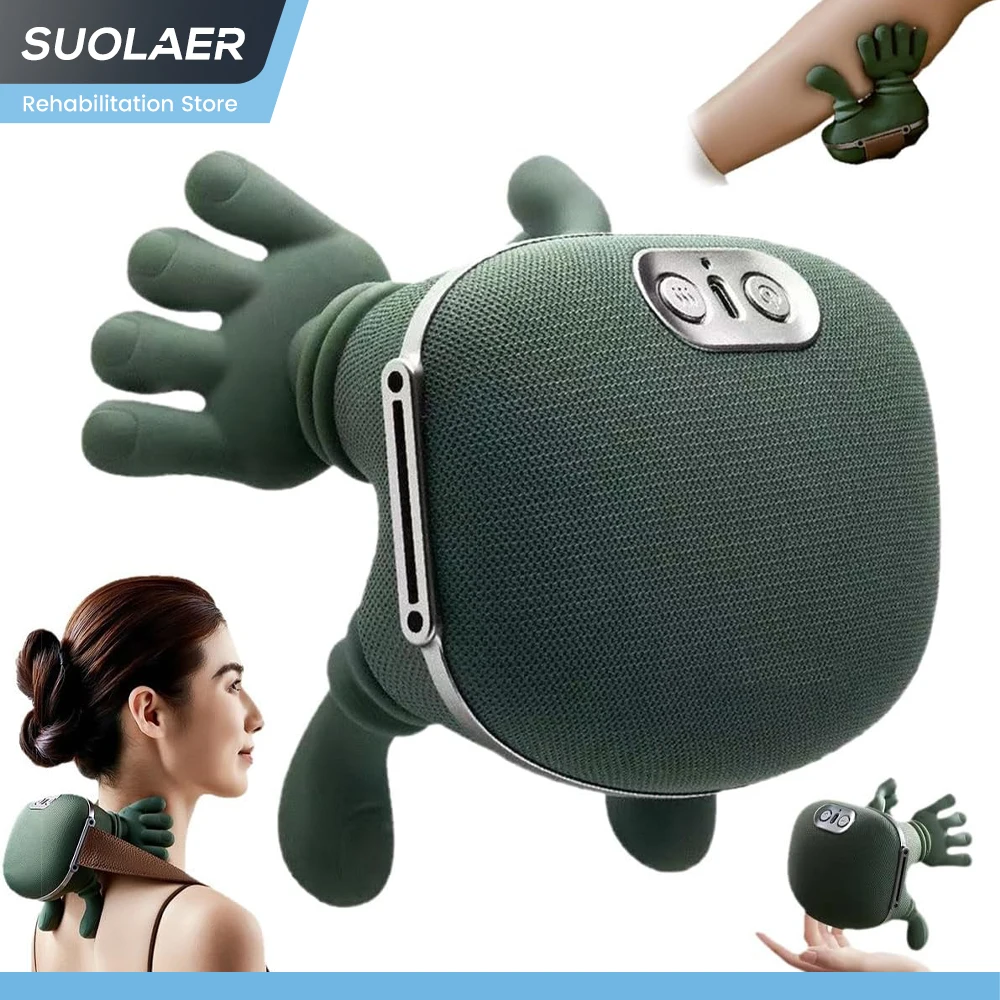 4D Shoulder & Neck Massager Hot Compress Deep Tissue Kneading Cervical Massager Electric Heat Massage Device with Bionic Fingers
4D Shoulder & Neck Massager Hot Compress Deep Tissue Kneading Cervical Massager Electric Heat Massage Device with Bionic Fingers