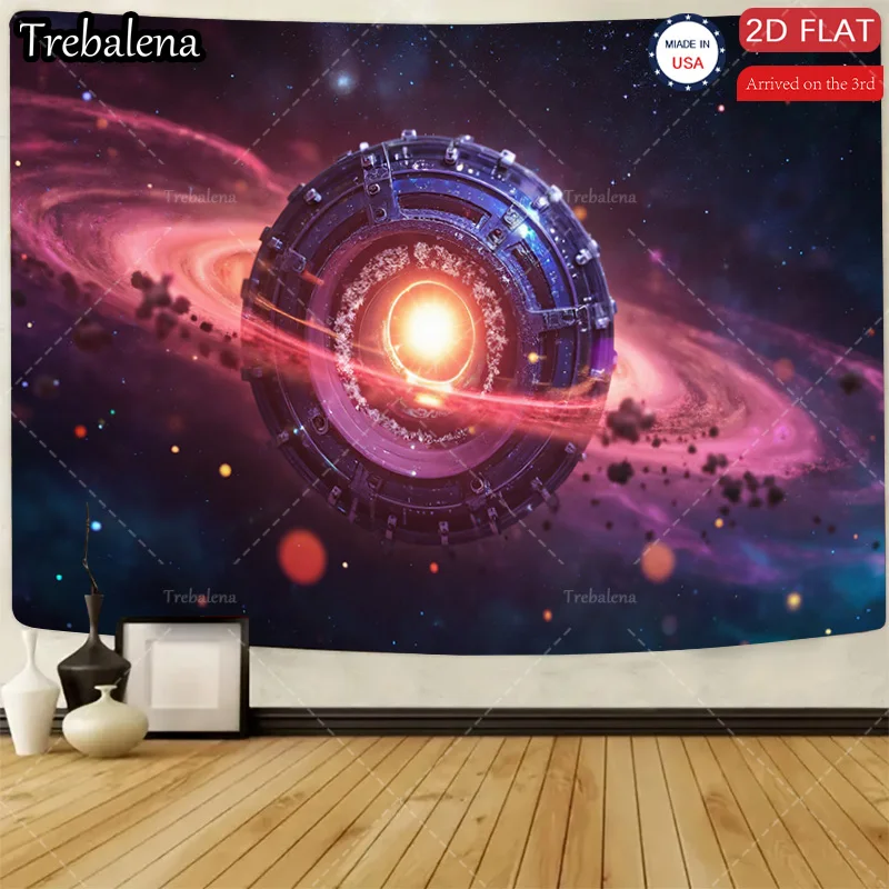 1 шт. настенный гобелен Галактический портал гобелен - 2D плоская космическая сцена настенное искусство для домашнего декора
1 шт. настенный гобелен Галактический портал гобелен - 2D плоская космическая сцена настенное искусство для домашнего декора