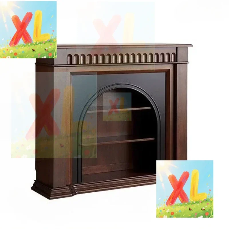 French fireplace decorative cabinet, living room flame simulation fire antique door cabinet, solid wood rack, facing the door
French fireplace decorative cabinet, living room flame simulation fire antique door cabinet, solid wood rack, facing the door