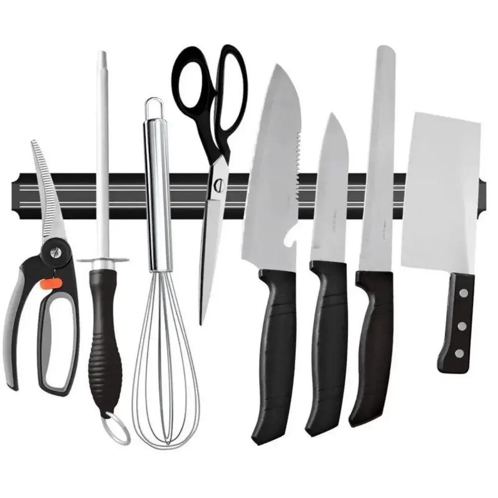 Kitchen Wall Mounted Magnetic Knife Holder Hardware Tools Absorbent Simple Multifunctional Shelf Plastic Stripe Sink accessories
Kitchen Wall Mounted Magnetic Knife Holder Hardware Tools Absorbent Simple Multifunctional Shelf Plastic Stripe Sink accessories