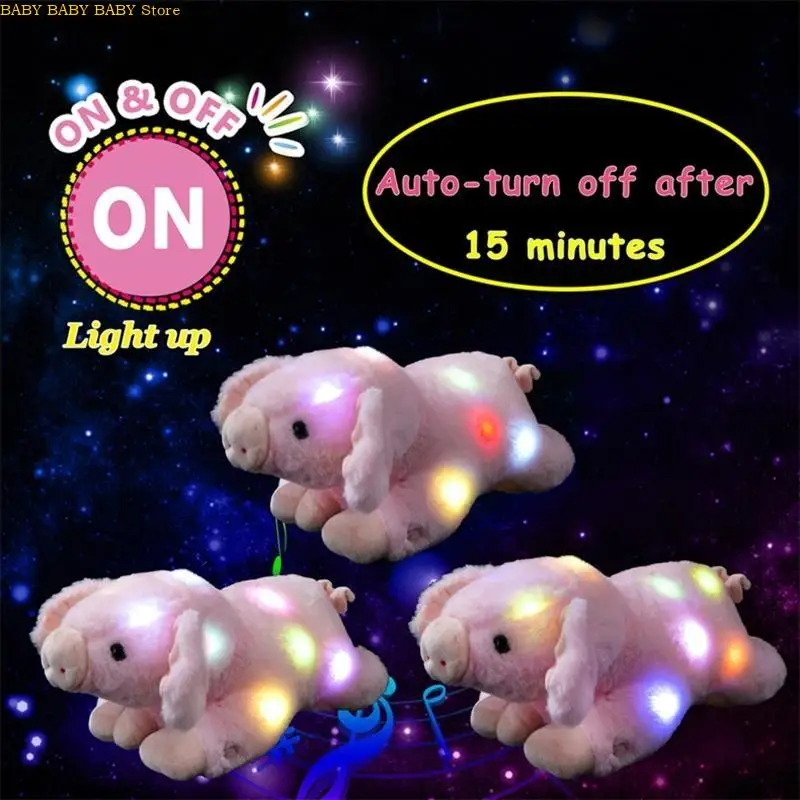 Q81A 12/15cm Pink Pig for Doll Luminous Plush Toy Charm Children Room Decor Easter Gi
Q81A 12/15cm Pink Pig for Doll Luminous Plush Toy Charm Children Room Decor Easter Gi