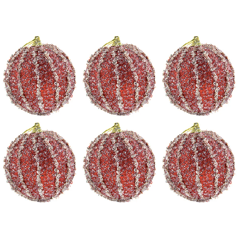 6Pcs Christmas Tree Hanging Ornaments Xmas Balls Decorations Festive Lightweight Foam Pendant for Home Fireplace Tabletop
6Pcs Christmas Tree Hanging Ornaments Xmas Balls Decorations Festive Lightweight Foam Pendant for Home Fireplace Tabletop