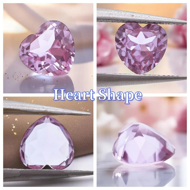 Lab Grown Alexandrite Heart Shape Charms Gemstone for DIY Ring Necklace Earrings Main Materials Selectable AGL Certificate
Lab Grown Alexandrite Heart Shape Charms Gemstone for DIY Ring Necklace Earrings Main Materials Selectable AGL Certificate