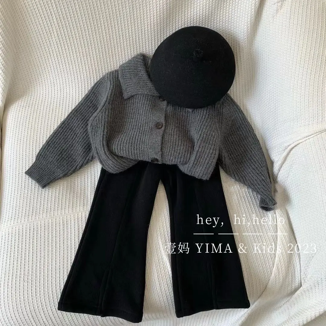 Korean Style Childrens Clothing 2024 Spring Fashion Girl Casual Set Childrens Solid Color Two-piece Sweater Pants
Korean Style Childrens Clothing 2024 Spring Fashion Girl Casual Set Childrens Solid Color Two-piece Sweater Pants