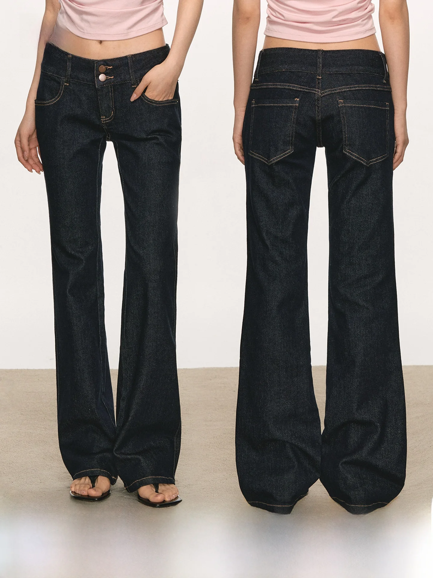 High Waist Flared Jeans Women's Spring Summer New Low Waist Loose Versatile Casual Long Trousers Trendy ANNA ANEAE
High Waist Flared Jeans Women's Spring Summer New Low Waist Loose Versatile Casual Long Trousers Trendy ANNA ANEAE