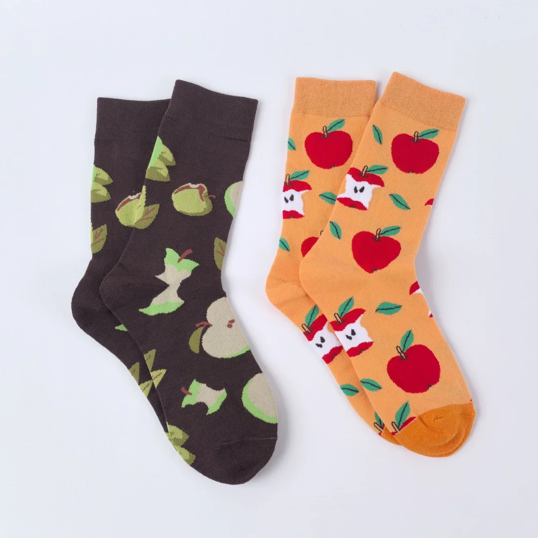 1 Pair Apple Pattern Fashion Comfort Women's Mid Calf Fruit Socks for All Seasons
1 Pair Apple Pattern Fashion Comfort Women's Mid Calf Fruit Socks for All Seasons